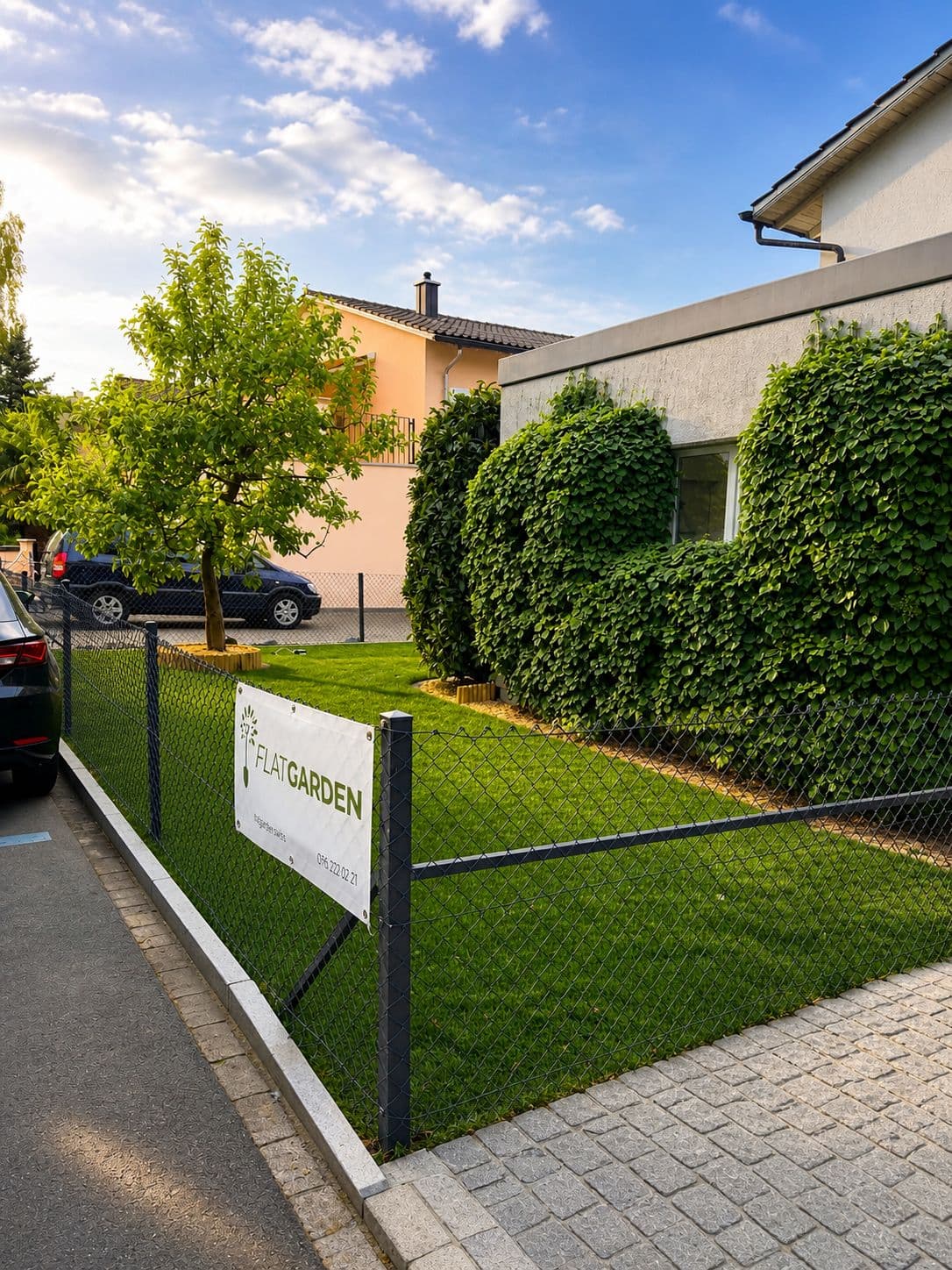 Garden-care visual for FLATGARDEN
